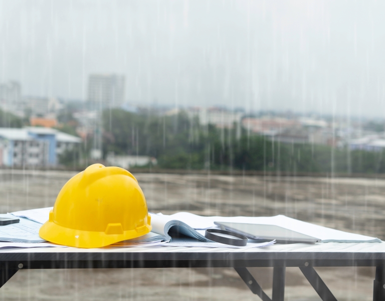 Tijdelijke werkloosheid slecht weer